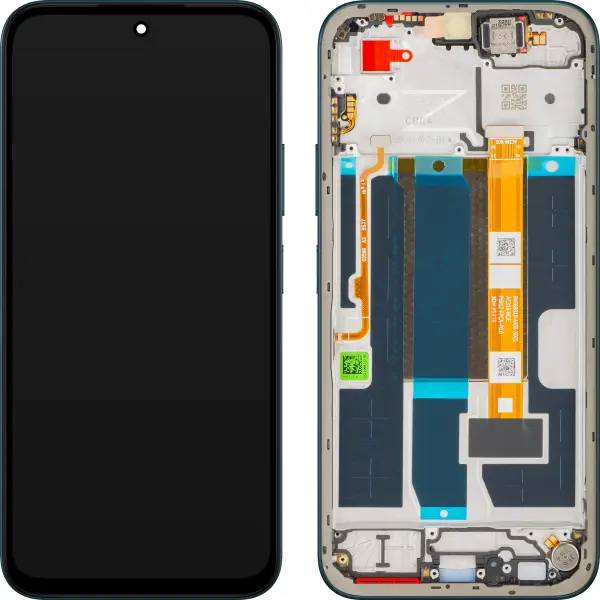 Display cu Touchscreen Oppo A6, cu Rama, Albastru (Sapphire Blue), Service Pack 621029000758