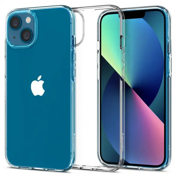 Husa pentru Apple iPhone 13, Spigen, Liquid Crystal, Transparenta ACS03515
