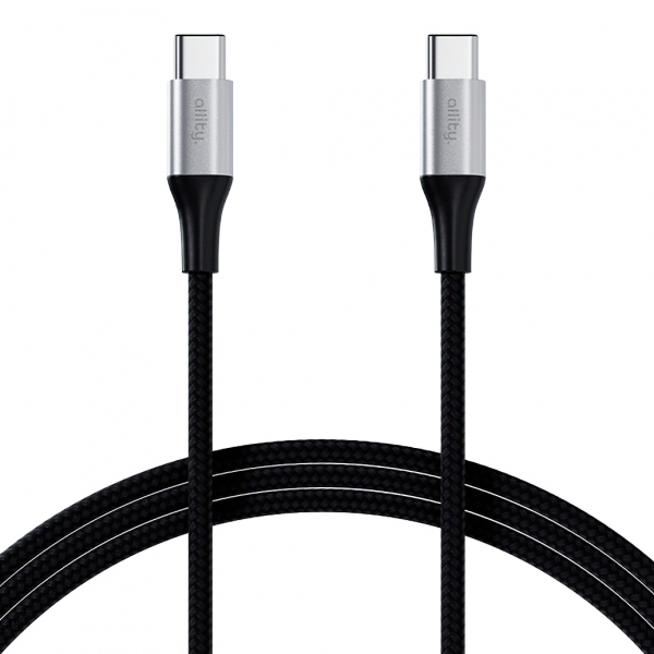 Cablu Date si Incarcare USB-C - USB-C Allity. AUC-01, 100W, 1m, Negru