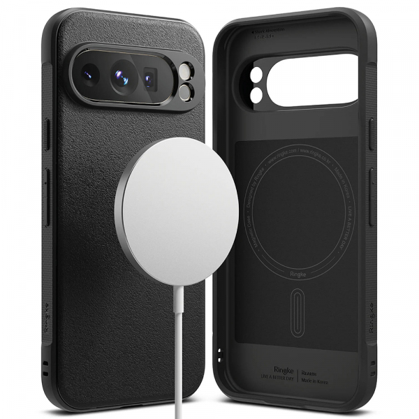 Husa MagSafe pentru Google Pixel 9 Pro, Ringke, Onyx, Neagra