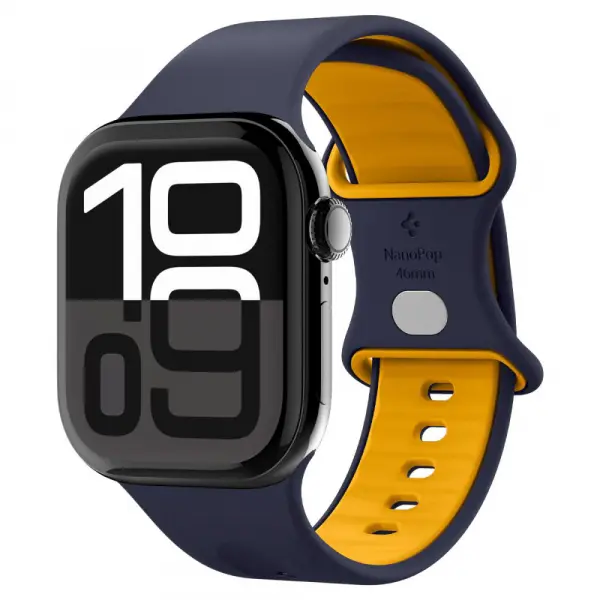Curea Spigen Nano Pop pentru Apple Watch 49mm / 46mm / 45mm / 44mm / 42mm Series, Bleumarin AMP09322