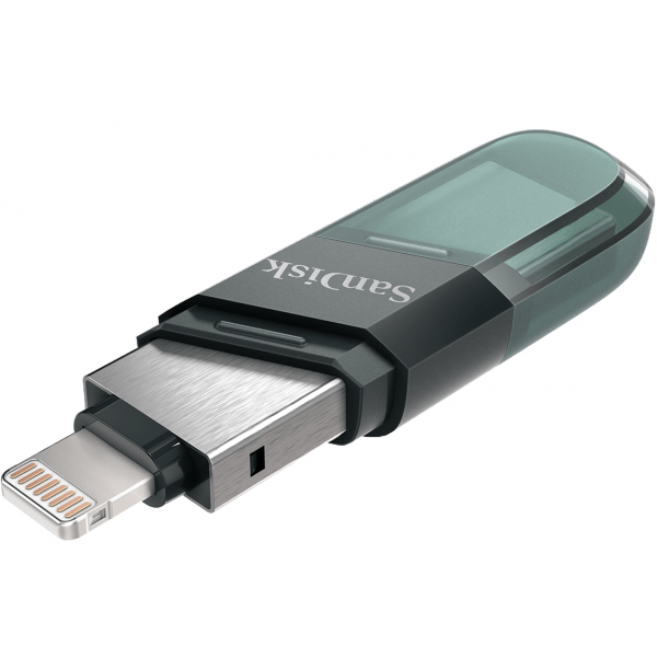 Memorie Externa USB-A 3.1 / Lightning SanDisk iXpand Flip, 64Gb SDIX90N-064G-GN6NN