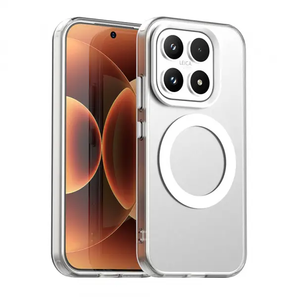 Husa MagSafe pentru Xiaomi 17, Techsuit, CandyCase, Alba
