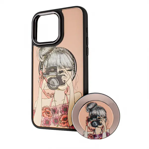 Husa MagSafe pentru Xiaomi Poco X5 / Redmi Note 12 5G, BOTER, MagPopsocket Photo Girl, Multicolor