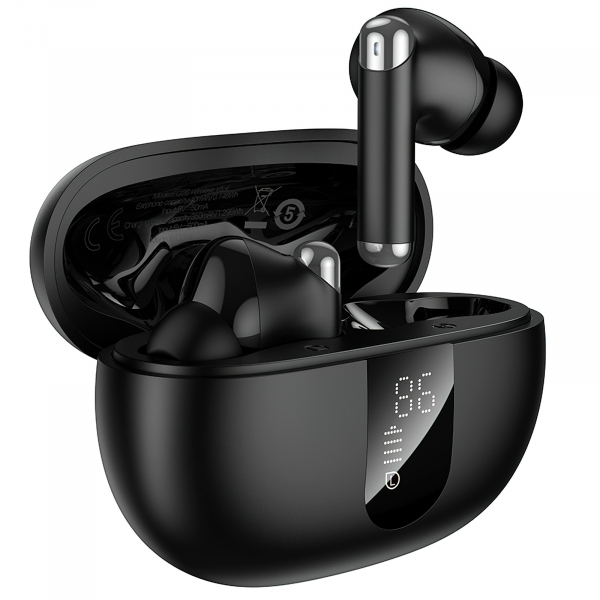 Handsfree Bluetooth HOCO EQ26, TWS, ANC, Negru