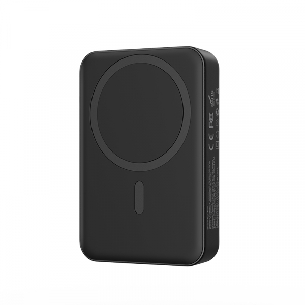 Baterie Externa Wireless BWOO BO-P59, 10000mAh, 20W, PD + FQI, 1 x QI - 1 x USB-C, Neagra