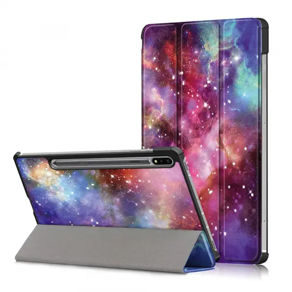 Husa pentru Xiaomi Redmi Pad 2, Techsuit, FoldPro Galaxy, Multicolor
