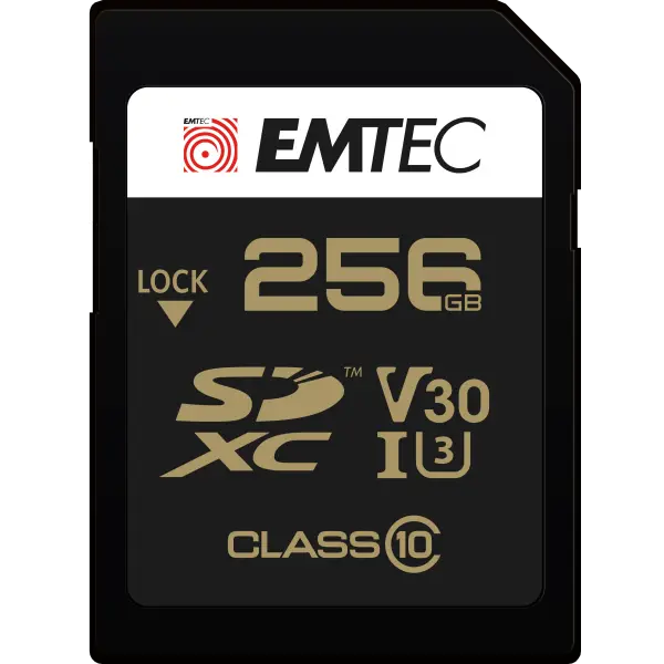 Card Memorie SDXC Emtec SpeedIn Pro, 256Gb, Clasa 10 / UHS-1 U3 ECMSD256GXC10SP