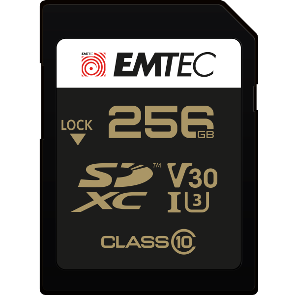 Card Memorie SDXC Emtec SpeedIn Pro, 256Gb, Clasa 10 / UHS-1 U3 ECMSD256GXC10SP