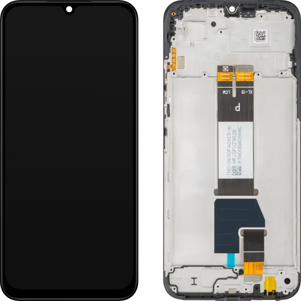 Display cu Touchscreen Xiaomi Redmi 15C 5G, cu Rama, Negru, Service Pack 56000200P1500