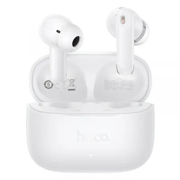 Handsfree Bluetooth HOCO EQ30, TWS, Alb