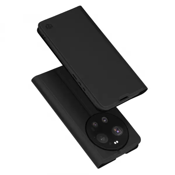 Husa pentru Xiaomi 17 Ultra, Techsuit, Magskin Book, Neagra