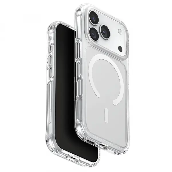 Husa MagSafe pentru Apple iPhone 17 Pro, UNIQ, LifePro Xtreme MagClick, Transparenta