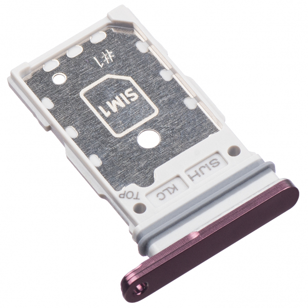 Suport SIM Samsung Galaxy S22 Ultra 5G S908, Single SIM, Mov (Burgundy)