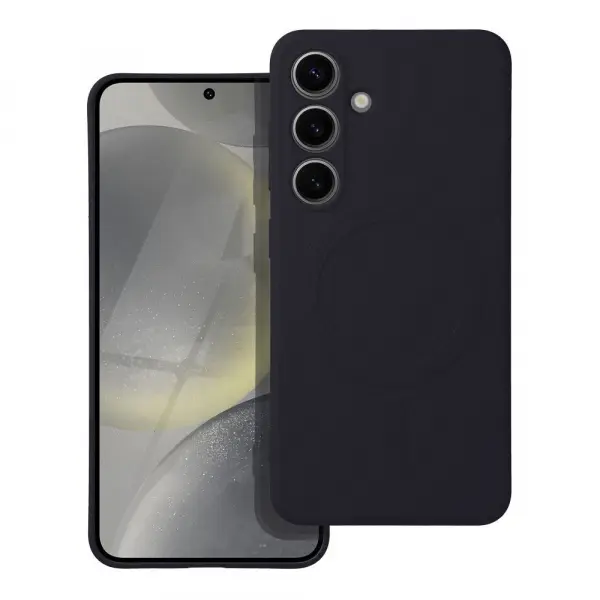 Husa MagSafe pentru Samsung Galaxy A36 A366, OEM, Silicone Mag, Neagra
