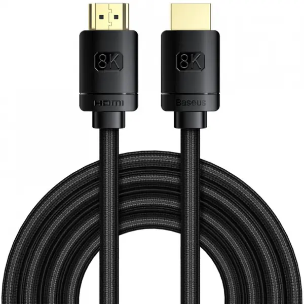 Cablu Video Baseus High Definition, HDMI - HDMI, 8K, 3m, Negru CAKGQ-L01