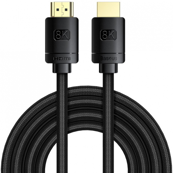 Cablu Video Baseus High Definition, HDMI - HDMI, 8K, 3m, Negru CAKGQ-L01