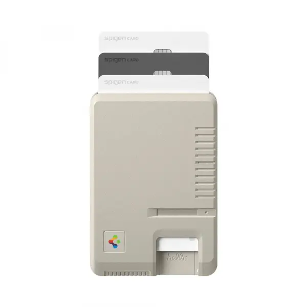 Portofel MagSafe, Spigen, Classic LS, Bej AFA10949