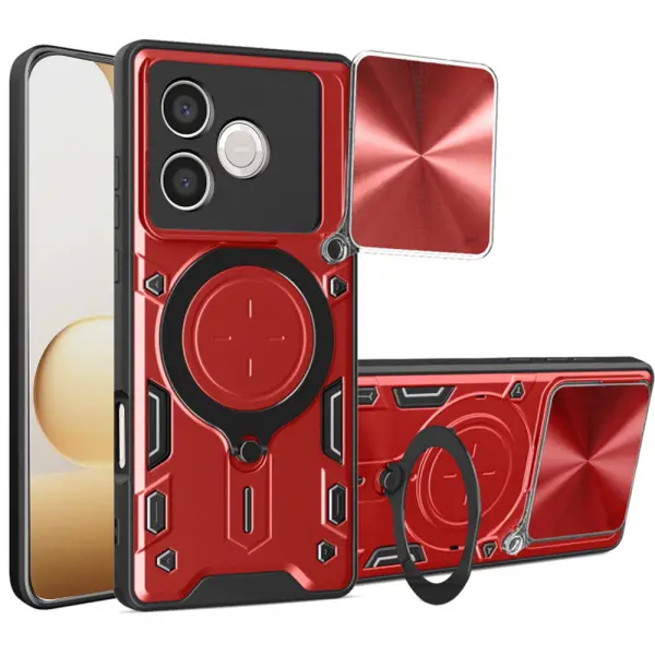 Husa pentru Honor 600 Lite, Techsuit, CamGuard Pro, Rosie