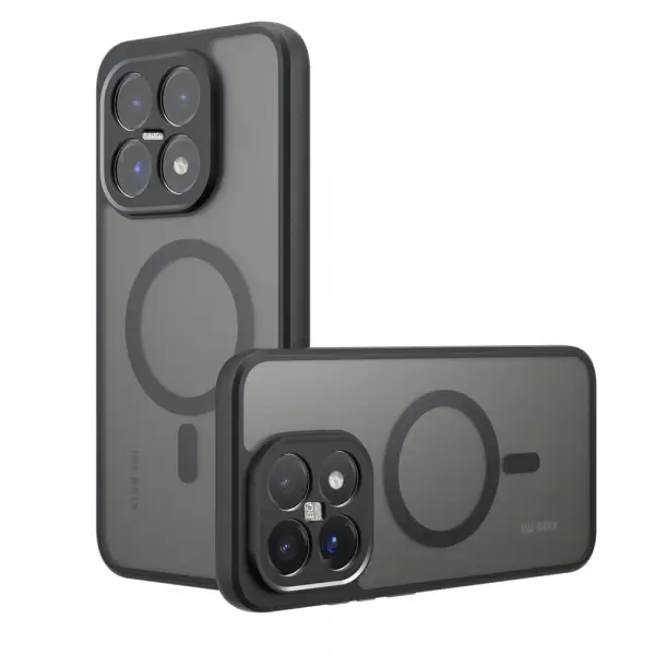 Husa MagSafe pentru Xiaomi 17, Techsuit, PureFrost, Neagra Satinata