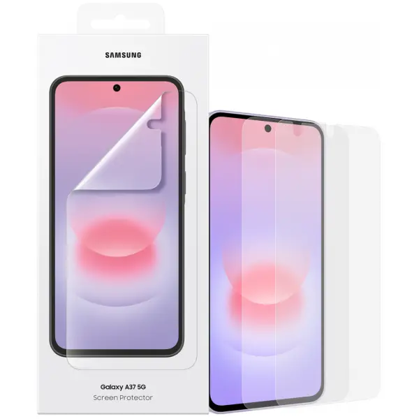 Folie de protectie Ecran Samsung pentru Galaxy A37 5G, Plastic, Set 2 bucati EF-UA376CTEGWW