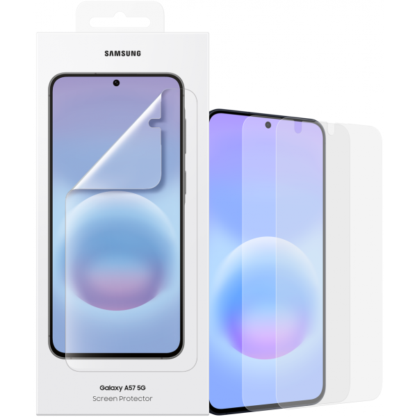 Folie de protectie Ecran Samsung pentru Galaxy A57 5G, Plastic, Set 2 bucati EF-UA576CTEGWW