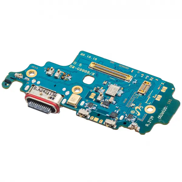 Placa cu Conector Incarcare - Microfon - Modul Cititor SIM Samsung Galaxy S21 Ultra 5G G998, Service Pack GH96-14064A