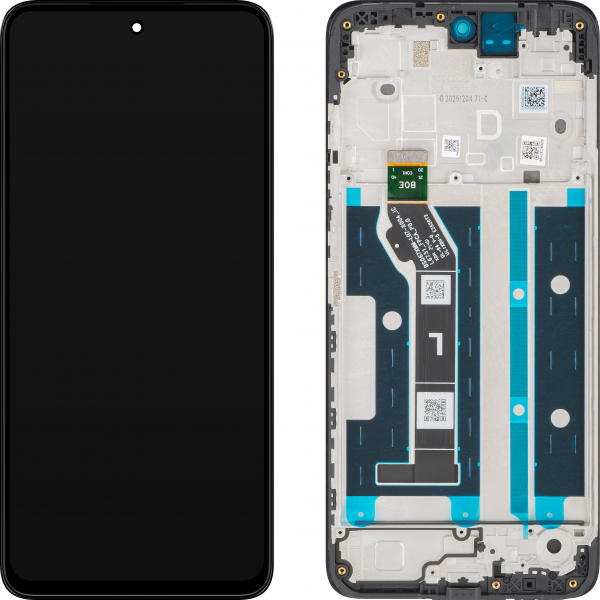 Display cu Touchscreen Motorola Moto G17 / G17 Power, cu Rama, Bleumarin (Pantone Evening Blue), Service Pack 5D68C32196