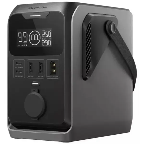 Baterie Externa EcoFlow Trail 300, 90000mAh, 300W, PD, 1 x Extensie Bricheta - 2 x USB-A - 2 x USB-C, Neagra EF-TRAIL300-N