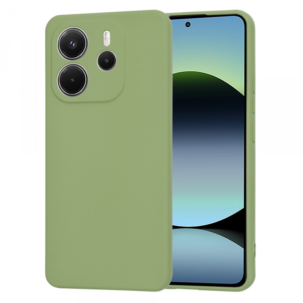 Husa pentru Xiaomi Redmi Note 14 4G (Standard), Techsuit, SoftFlex, Matcha