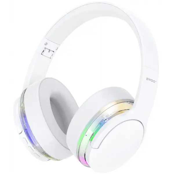 Handsfree Bluetooth BWOO BO-BW587, A2DP, ANC, Alb