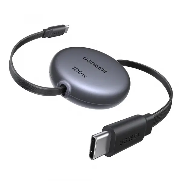 Cablu Date si Incarcare USB-C - USB-C UGREEN L531, 100W, 1m, Negru