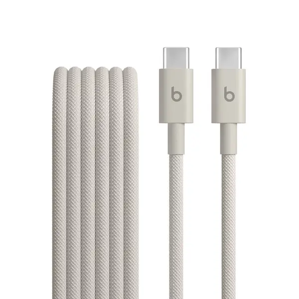 Cablu Date si Incarcare USB-C - USB-C Beats, 1.5m, Bej MDGD4ZM/A