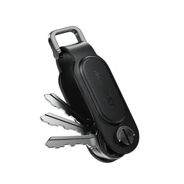 Acefast SmartTag Keychain SS pentru iOS Series, Negru