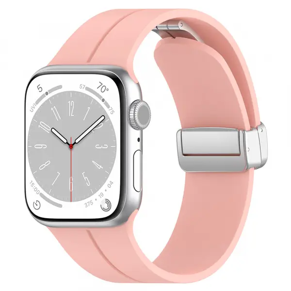 Curea Techsuit W011 pentru Apple Watch 41mm / 40mm / 38mm Series, Roz