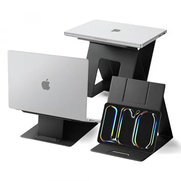 Suport Spigen Slim Fold LD201-S10 pentru Laptop /  Tableta, Negru AMP11119