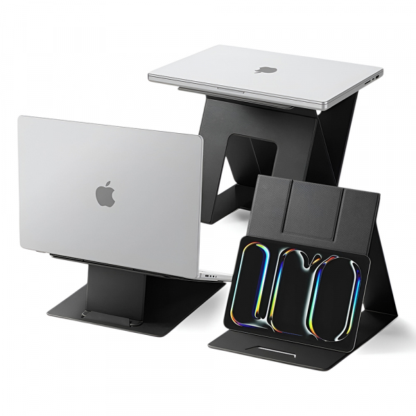 Suport Spigen Slim Fold LD201-S10 pentru Laptop /  Tableta, Negru AMP11119