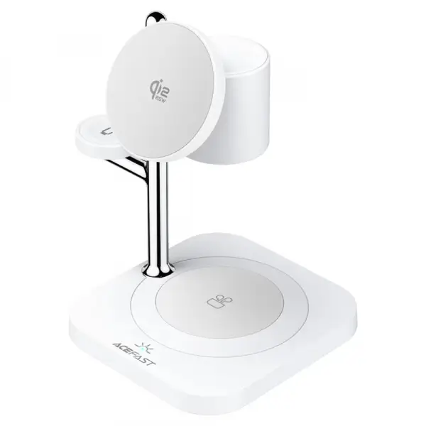Incarcator Retea Wireless Acefast E39 3in1, 32.5W, Alb