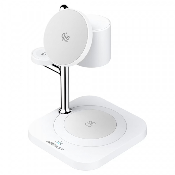 Incarcator Retea Wireless Acefast E39 3in1, 32.5W, Alb