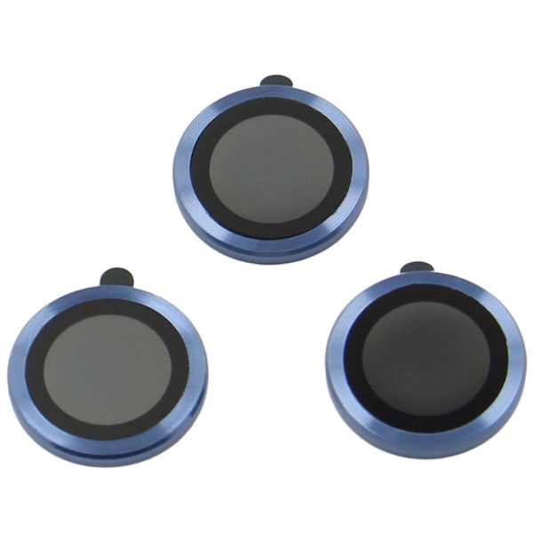 Folie de protectie Camera Spate OEM pentru Apple iPhone 17 Pro, Sticla Securizata, Bleumarin