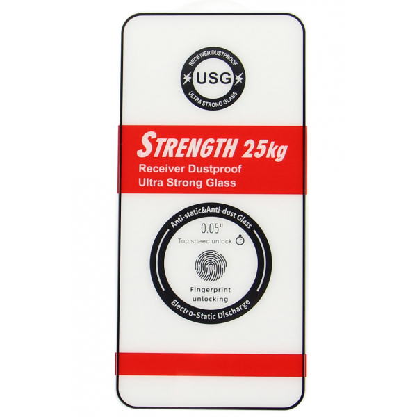 Folie de protectie Ecran OEM Ultra Strong 25KG pentru Samsung Galaxy S25 S931, Sticla Securizata, Full Glue, 2.5D, Neagra