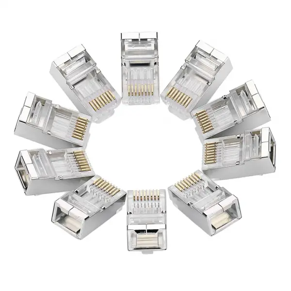 Conector Retea UGREEN NW111, RJ45, Cat6, Set 10 bucati