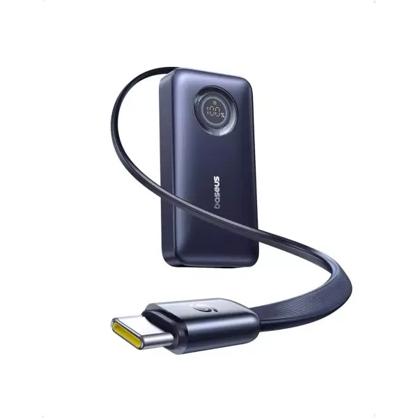 Baterie Externa Baseus EnerCore CR11, 10000mAh, 45W, PD, 2 x USB-C, Neagra E0027G01