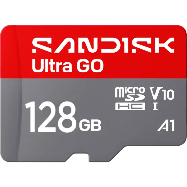 Card Memorie microSDXC SanDisk Ultra GO Android A1, 128Gb, Clasa 10 / UHS-1 U1 SDSQUGN-128G-GN6MN