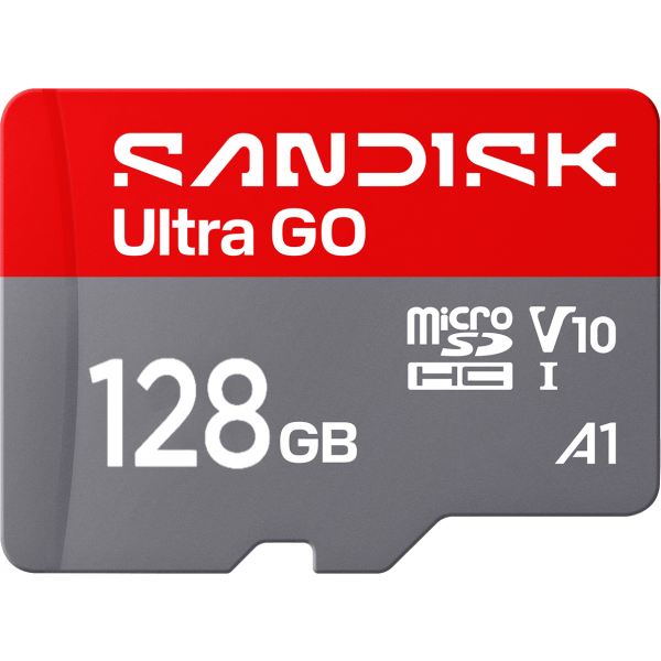 Card Memorie microSDXC SanDisk Ultra GO Android A1, 128Gb, Clasa 10 / UHS-1 U1 SDSQUGN-128G-GN6MN