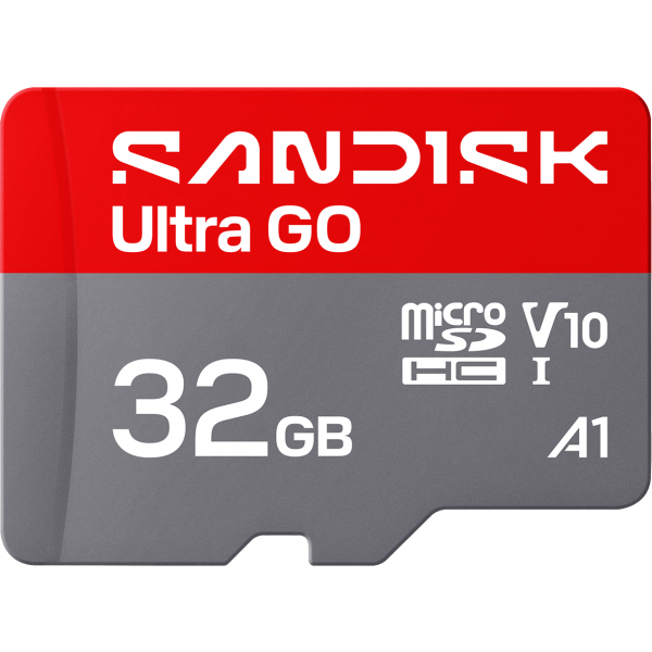Card Memorie microSDHC SanDisk Ultra GO Android A1, 32Gb, Clasa 10 / UHS-1 U1 SDSQUGN-032G-GN6MN