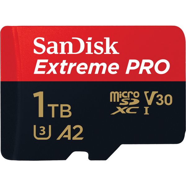 Card Memorie microSDXC SanDisk Extreme Pro, 1TB, Clasa 10 / UHS-1 U3, Cu Adaptor SDSQXCD-1T00-GN6MA