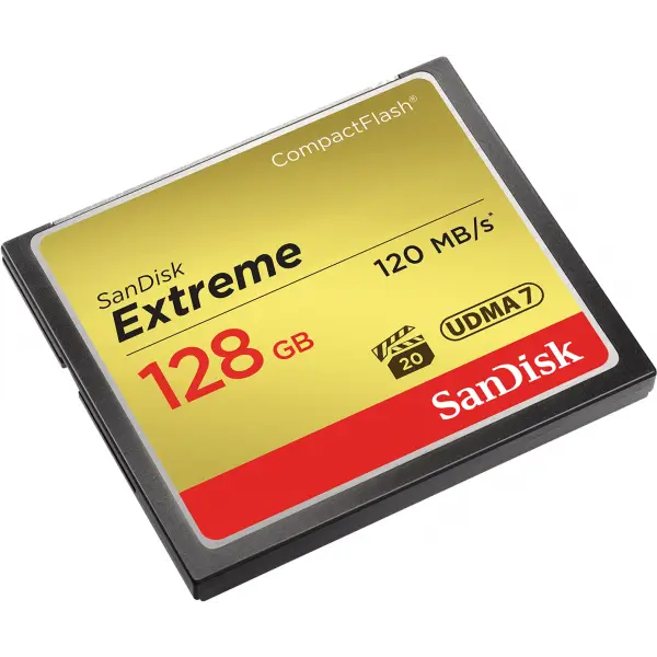 Card Memorie CompactFlash SanDisk Extreme, 128Gb, UDMA 7 SDCFXSB-128G-G46