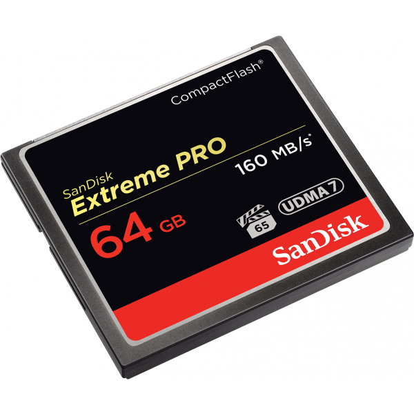 Card Memorie CompactFlash SanDisk Extreme Pro, 64Gb, UDMA 7 SDCFXPS-064G-X46