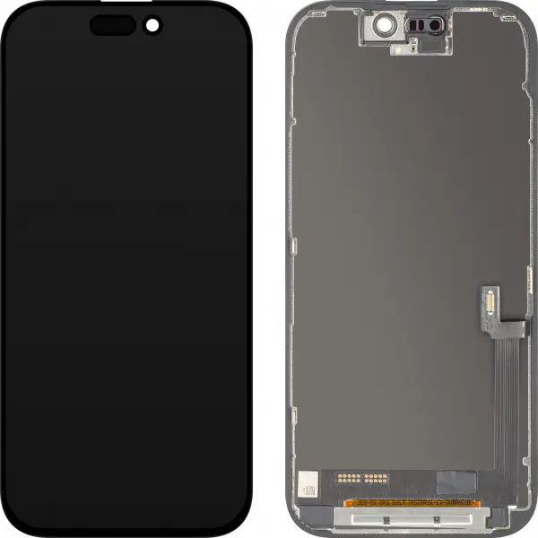 Display cu Touchscreen ZY pentru Apple iPhone 17, cu Rama, Versiune LCD In-Cell IC Movable, Negru